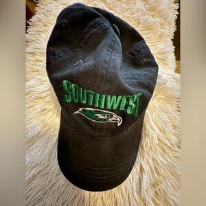 Black and Green Southwest Cap